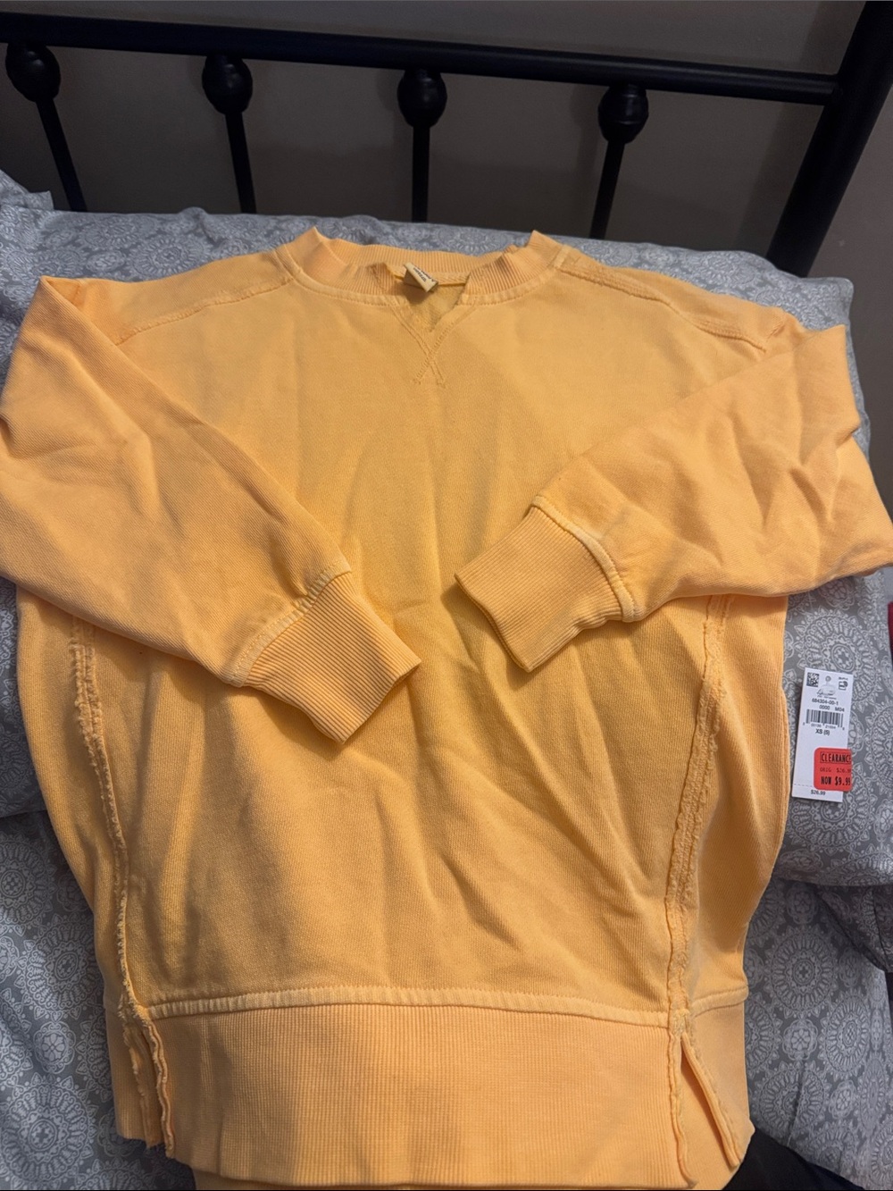Old Navy Kids Yellow Crewneck Sweatshirt